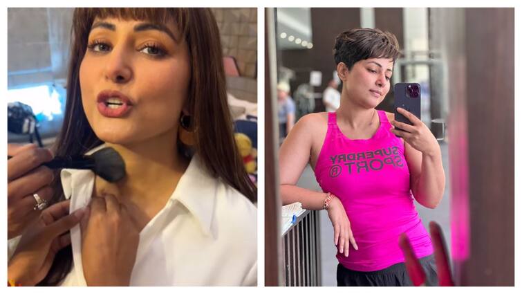 Hina Khan Gets Back To Work After Undergoing Chemotherapy For Stage 3 Breast Cancer, Share Video On Instagram Hina Khan Gets Back To Work After Undergoing Chemotherapy: 'Live Your Life On Good Days, No Matter How Few They Are'