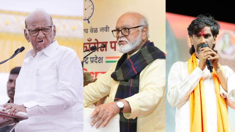 Manoj Jarange On Pawar-Bhujbal Meeting An hour and a half meeting between Chhagan Bhujbal and Sharad Pawar on the issue of reservation, Manoj Jarange's first reaction; said... Manoj Jarange On Pawar-Bhujbal Meeting : छगन भुजबळ अन् शरद पवारांमध्ये आरक्षणाच्या मुद्द्यावरुन दीड तासांची भेट, मनोज जरांगेंची पहिली प्रतिक्रिया; म्हणाले...