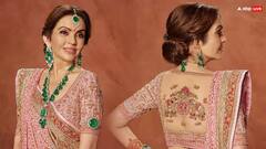 Anant Radhika Wedding : नीता अंबानींच्या 'या' डिझाइनर ब्लाऊजची होतेय चर्चा, कारणही खास, पाहा फोटो