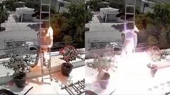 Video: આવું મોત કોઈને ન આવે, છત પર ઉભેલો વ્યક્તિ અચાનક બની ગયો રાખ, વીડિયો જોઈને મોઢું રહી જશે ખુલ્લું