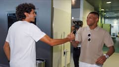 Kylian Mbappe Meets His New Teammates At Real Madrid Training Centre