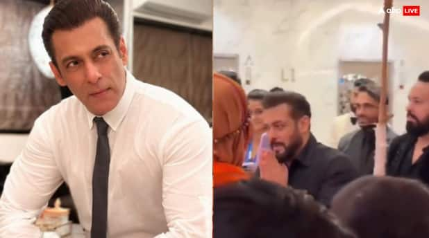 shankaracharya invited salman khan dwarka know what actor replied watch video शंकराचार्य की तरफ से सलमान खान को मिला द्वारका आने का न्योता, एक्टर ने दिया ऐसा जवाब