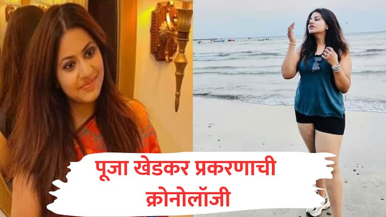 IAS Pooja Khedkar Case Chronology pune collector fake Disability Certificate obc non creamy layer maharashtra marathi news  IAS Pooja Khedkar : चमकोगिरी केली, चौकशी बसली ते प्रशिक्षणाला ब्रेक... एकाच आठवड्यात पूजा खेडकरांचं काय काय झालं?