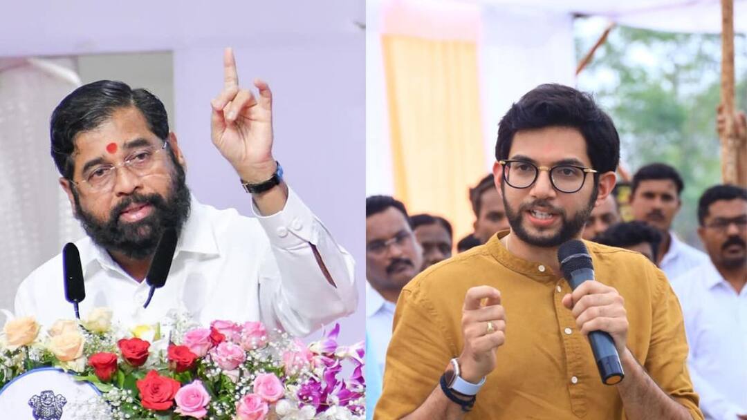 Aaditya Thackeray on Eknath Shinde The Chief Minister Eknath Shinde had said will have a bigger project than Vedanta Foxconn Is there a big project Maharashtra Politics Marathi News Aaditya Thackeray on Eknath Shinde : मुख्यमंत्री म्हणाले होते, वेदांता फोक्सकॉन पेक्षा मोठा प्रकल्प येणार; आला का मोठा प्रोजेक्ट? आदित्य ठाकरेंचा सवाल