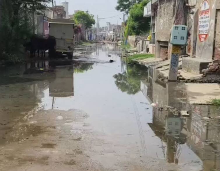 bad condition in dirba due to sewage problem people protest Punjab News: ਖ਼ਜ਼ਾਨਾ ਮੰਤਰੀ ਦੇ ਹਲਕੇ 'ਚ ਲੋਕ ਨਰਕ ਭਰੀ ਜ਼ਿੰਦਗੀ ਜਿਉਣ ਲਈ ਮਜਬੂਰ, ਜਾਣੋ ਮੰਤਰੀ ਦੇ ਇਲਾਕੇ ਦੇ ਲੋਕਾਂ ਦੀ ਤਰਾਸਦੀ