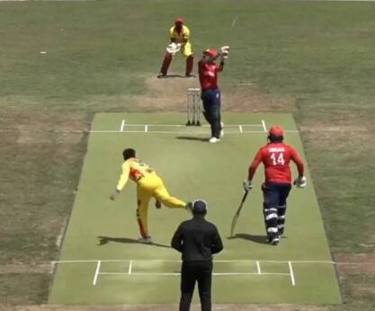 ਇਸ ਓਵਰ 'ਚ ਉਸ ਨੇ ਦੋ ਵਾਈਡਾਂ 'ਤੇ 6 ਦੌੜਾਂ, ਦੋ ਨੋ ਗੇਂਦਾਂ 'ਤੇ 41 ਦੌੜਾਂ ਅਤੇ ਛੱਕੇ ਲਗਾ ਕੇ ਆਸਟ੍ਰੀਆ ਨੂੰ ਜਿੱਤ ਦੇ ਕੰਢੇ 'ਤੇ ਪਹੁੰਚਾਇਆ।