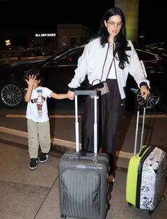 હાર્દિક પંડ્યા સાથે ડિવોર્સના રિપોર્ટ વચ્ચે એરપોર્ટ પર સ્પોર્ટ થઇ નતાશા, તસવીરો થઇ વાયરલ