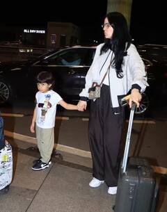 હાર્દિક પંડ્યા સાથે ડિવોર્સના રિપોર્ટ વચ્ચે એરપોર્ટ પર સ્પોર્ટ થઇ નતાશા, તસવીરો થઇ વાયરલ