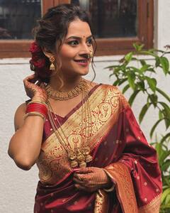 Marathi Actress : 'गुलाब जैसा रंग...', अभिनेत्रीच्या मोहक अदांनी वेधलं लक्ष