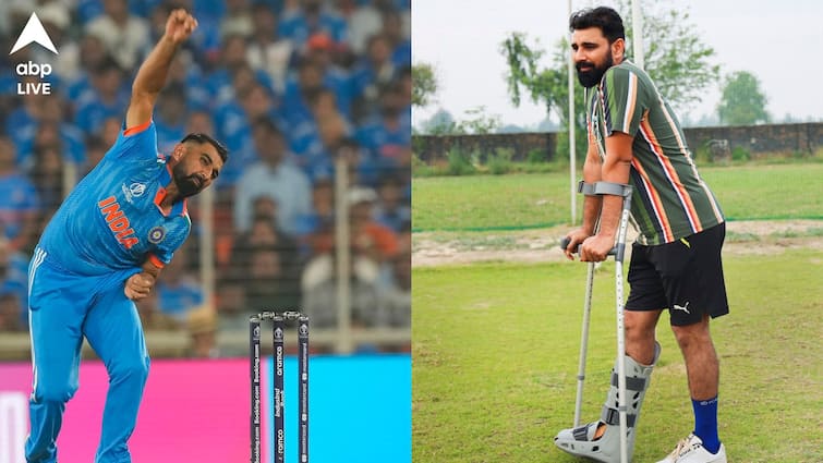 Indian cricketer Mohammed Shami bowls for first time in nets after ODI World Cup 2023 final watch video