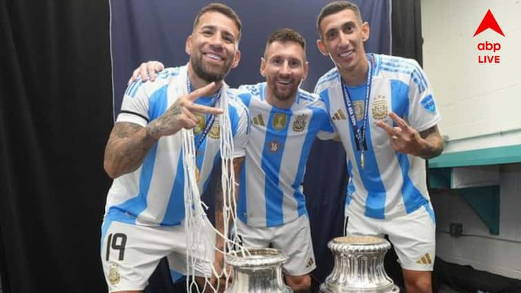 Lionel Messi did not travel back to Argentina to celebrate the Copa America title here is why Lionel Messi: আর্জেন্তিনায় কোপা জয়ের উৎসবে নেই মেসি, কবে মাঠে ফিরবেন কিংবদন্তি?