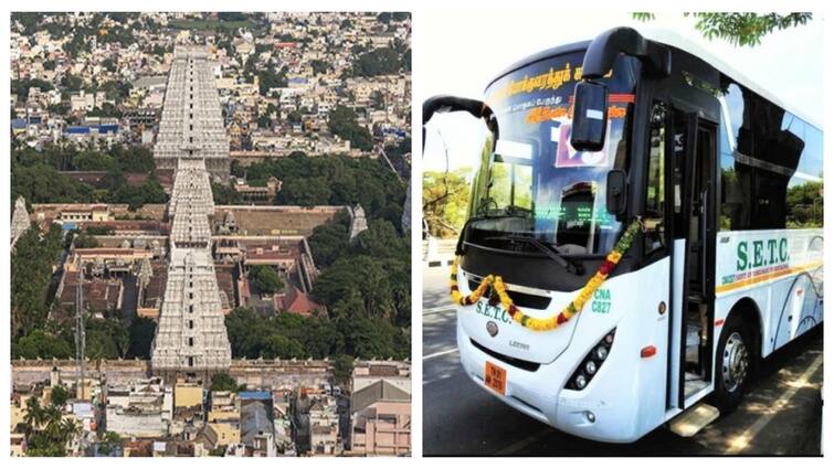 aadi month pournami 50 AC Special bus chennai kilambakkam to thiruvannamalai Special Bus: ஆடி பௌர்ணமி! சென்னையில் இருந்து திருவண்ணாமலைக்கு நாளை 50  ஏ.சி. பேருந்துகள் இயக்கம்!