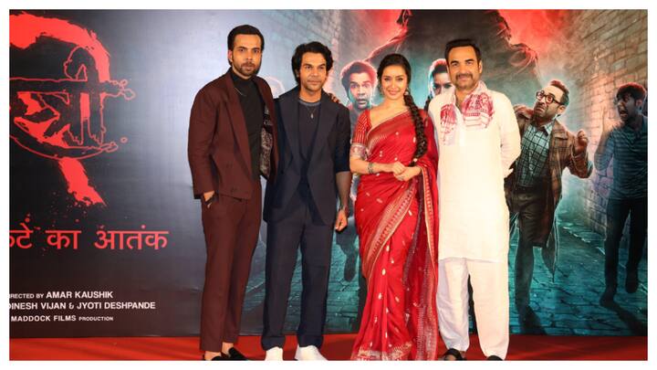 The trailer of Stree 2, Starring Shraddha Kapoor, Rajkummar Rao, Pankaj Tripathi was released on Thursday at an event in Mumbai.