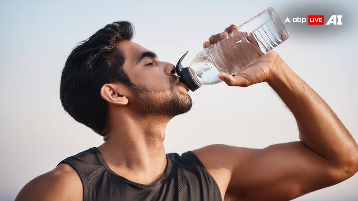 5. Stay Hydrated: Drinking plenty of water helps maintain saliva production, which neutralizes acids and protects against tooth decay. (Image Source: ABP Live AI)