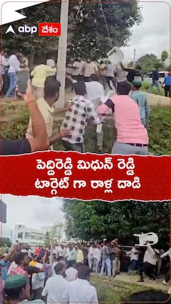 పెద్దిరెడ్డి మిధున్ రెడ్డి టార్గెట్ గా రాళ్ల దాడి