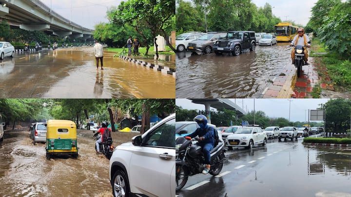 Delhi weather: गुरुवार को दिल्ली में हुई बारिश से निवासियों को गर्मी से राहत मिली. मौसम विभाग ने येलो अलर्ट जारी किया है और आज भी बादल छाए रहेंगे. अधिकतम तापमान 36 डिग्री रहेगा और बारिश की संभावना है.