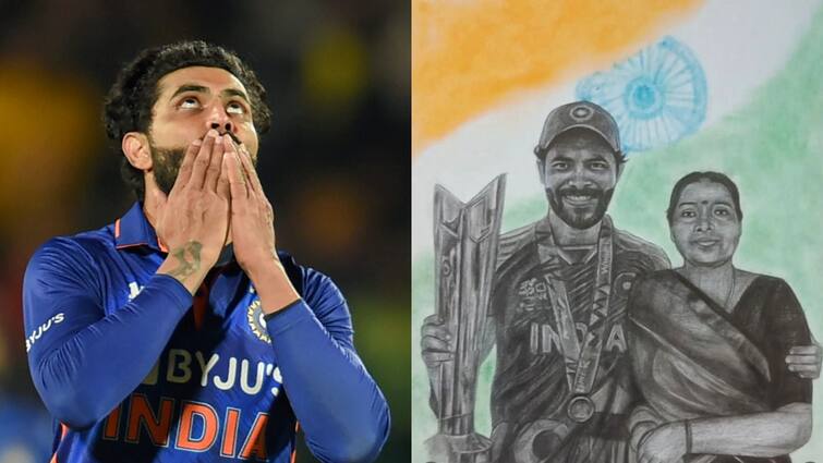 Ravindra Jadeja gave tribute to his late mother with Instagram post fans trolled him for father Ravindra Jadeja: रवींद्र जडेजा ने फोटो शेयर कर मां को दी 'श्रद्धांजलि', फैंस ने पिता के नाम पर कर दिया ट्रोल 