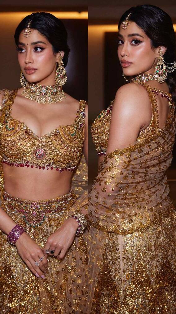 जाह्नवी के टेंपल जूलरी ब्लाउज की क्यों हो रही चर्चा?