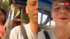 विदेशी पर्यटक के पीछे पड़ गई लड़कियां, चलते ई-रिक्शा से लटककर किया पीछा