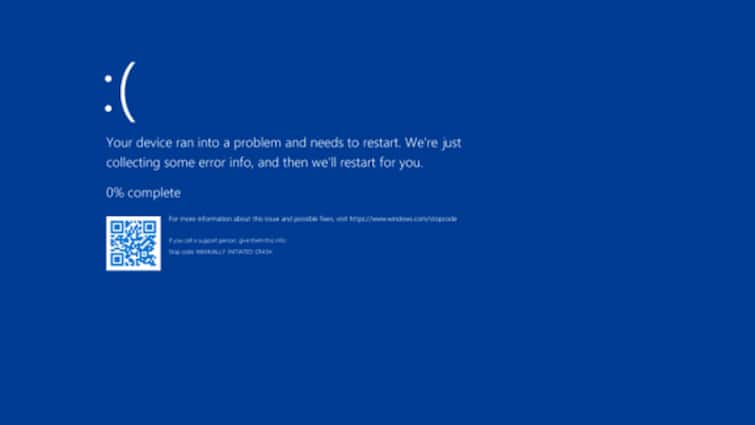 Microsoft Global Outage Down BSOD Blue Screen Of Death Troubleshoot Crowdstrike How To Fix Step By Step Guide BSOD Troubleshoot: As Microsoft Faces Global Outage, Here's How You Can Fix 'Blue Screen of Death' Issue On Your Windows PC