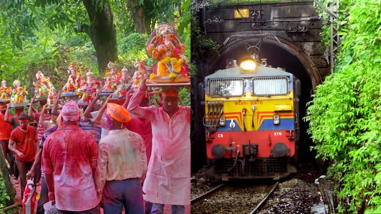 konkan railway special express trains for ganpati ganesh utsav 2024 ticket booking Ganpati trains in Konkan: मोठी बातमी! गणेशोत्सवासाठी कोकण रेल्वेकडून 202 विशेष गाड्या, कोणती ट्रेन कुठून सुटणार? जाणून घ्या वेळापत्रक