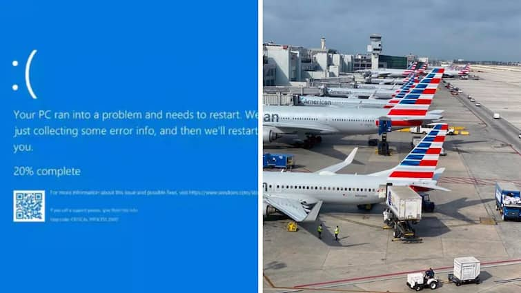 Millions of Windows users across the globe are experiencing the Blue Screen of Death error which is causing the system to suddenly shut down or restart Microsoft Faces Global Outage : मायक्रोसॉफ्ट सर्व्हर डाऊन, भारतासह जगभरातील विमाने प्रभावित; काही रद्द, काही विलंबाने; बुकिंग आणि चेक-इन देखील होईना