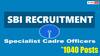 SBI SO Recruitment: ఎస్బీఐలో 1040 స్పెషలిస్ట్ ఆఫీసర్ పోస్టులు, ఎంపికైతే ఏడాదికి 60 లక్షల వరకు జీతం