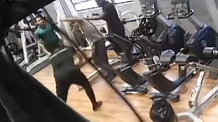 Mumbai News Man Suffers Skull Fractures Gym Trainer Attacks wooden club workout video Mumbai Man Left With Fractured Skull After Gym Trainer Attacks Him With Wooden Club During Workout: ON CAM