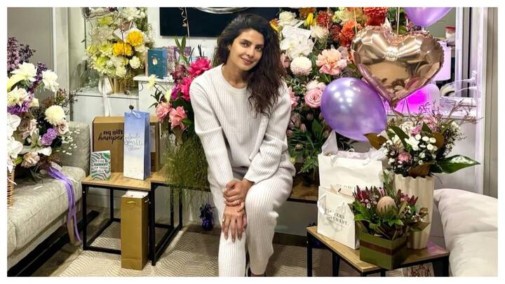 Priyanka Chopra celebrated her 42nd birthday on the set of her upcoming film, 'The Bluff,' in Australia.