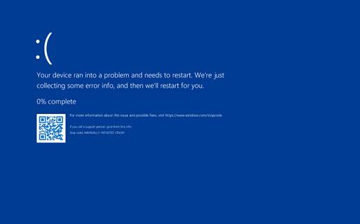 Microsoft Global Outage blue screen error on your Windows know how to fix it Microsoft Global Outage: কম্পিউটার, ল্যাপটপ খুললেই উইন্ডোজে ব্লু স্ক্রিন, কীভাবে ঠিক করবেন ত্রুটি ?