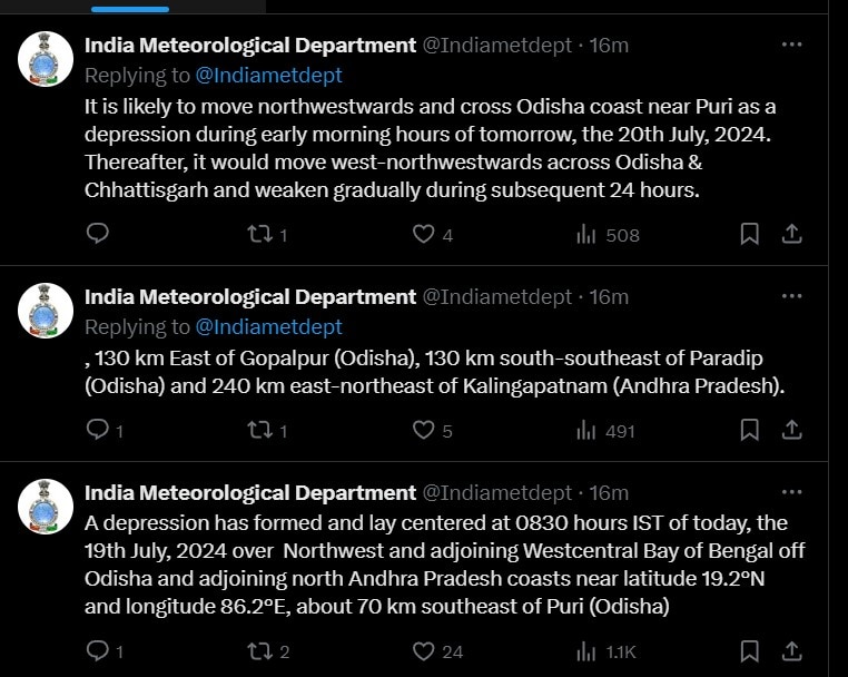 TN Weather:வங்கக்கடலில் காற்றழுத்த தாழ்வு மண்டலம் வலுப்பெற்றது;தமிழ்நாட்டில் 7 நாட்களுக்கு மழை தொடரும்!