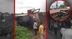 मोठी बातमी : ST चालकला स्टिअरिंगवर फिट, कुर्डूवाडीजवळ गाडी थेट शेतात घुसली, 35 ते 40 प्रवाशांसह ST उलटली