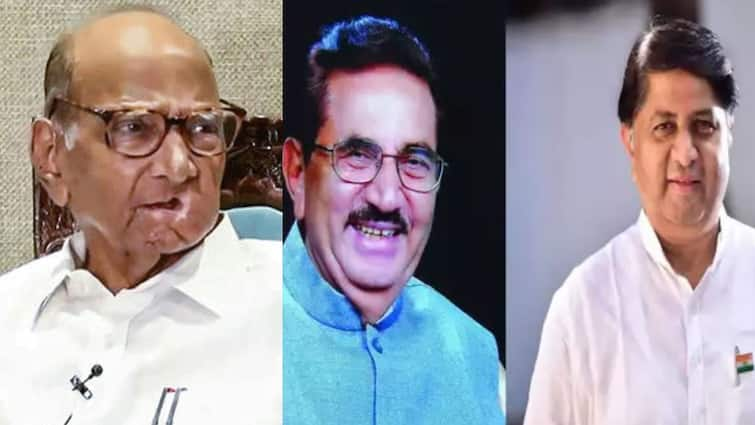 Madhukar Pichad and Vaibhav Pichad will join NCP Sharad Chandra Pawar party Ahmednagar political News bjp akole राष्ट्रवादी काँग्रेसचा जुना मोहरा घरवापसी करणार, शरद पवारांच्या उपस्थितीत मधुकर पिचड-वैभव पिचड यांचा आज पक्षप्रवेश?