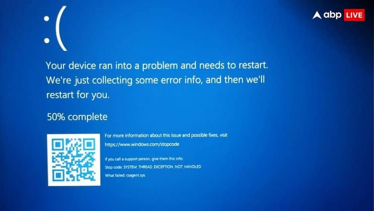 Microsoft Server Down News people are posting about windows crash from all over the world Microsoft Server Down: माइक्रोसॉफ्ट सर्वर डाउन होने से सोशल मीडिया में हड़कंप, दुनियाभर से आ गई कमेंट्स की बाढ़