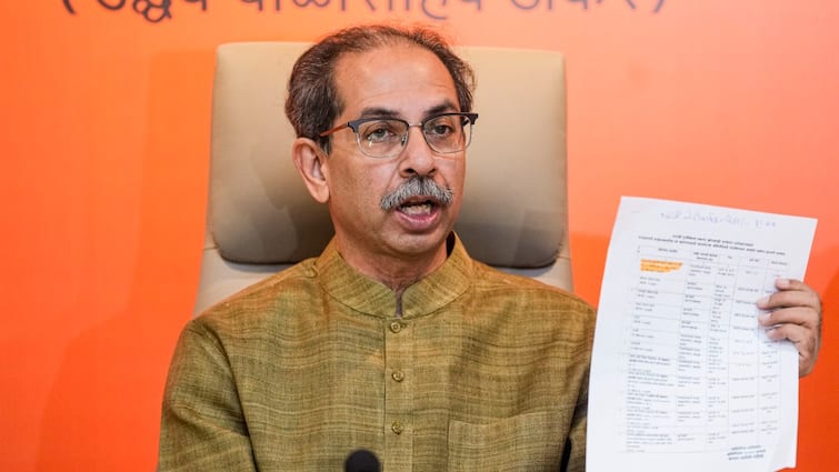 Mumbai news Adani Dharavi redevelopment project Uddhav Thackeray Shiv Sena UBT Congress Uddhav Thackeray Vows To Scrap Dharavi Redevelopment Tender, Says ‘Won't Allow Mumbai To Be...’