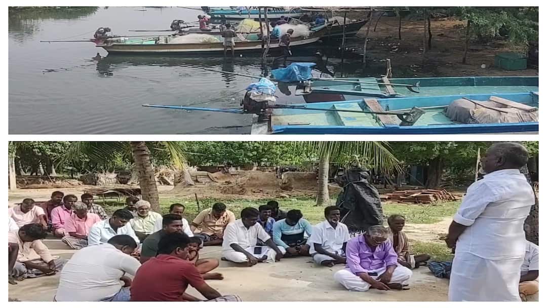 ”மீன் பிடி தடை கால நிவாரணம் கிடைக்கவில்லை’ வேலை நிறுத்தத்தை அறிவித்த முத்துப்பேட்டை மீனவர்கள்..!