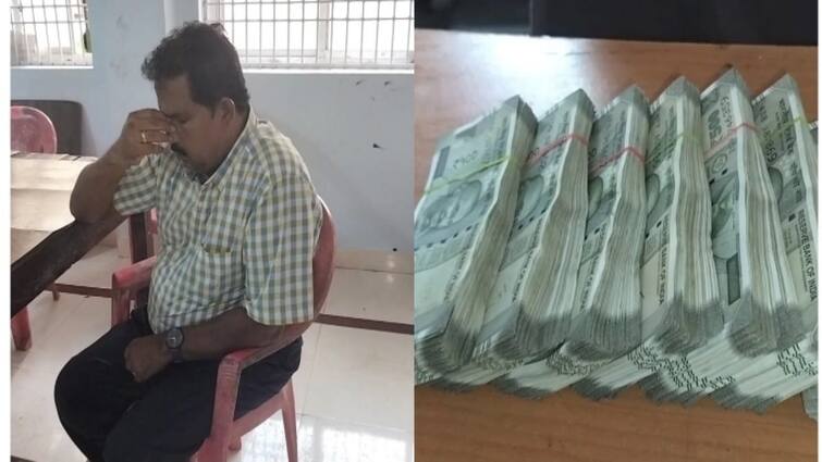 Junior Engineer arrested by Anti-corruption police due to bribe money in tirunelveli கன்னியாகுமரி:  மாறுவேடத்தில் லஞ்ச ஒழிப்பு போலீசார்! இளநிலை பொறியாளரிடம் கட்டுக்கட்டாக சிக்கிய லஞ்ச பணம் ..!