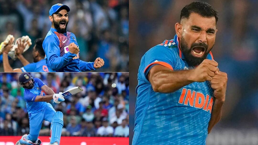 Watch: विराट को चैलेंज पसंद, तो रोहित शर्मा को लगता है डर; भारतीय तेज गेंदबाज के बयान ने लूटी महफिल mohammed shami says virat kohli loves challenges nets session but rohit never always deny faces him Watch: विराट को चैलेंज पसंद, तो रोहित शर्मा को लगता है डर; भारतीय तेज गेंदबाज के बयान ने लूटी महफिल