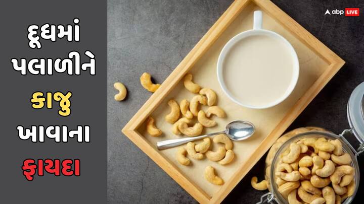 Cashew Soaked In Milk Benefits: આજે ચાલો જાણીએ કે જો તમે કાજુને એક અઠવાડિયા સુધી દૂધમાં પલાળી રાખો અને સવારે તેને ખાશો તો તમને શું ફાયદો થઈ શકે છે.