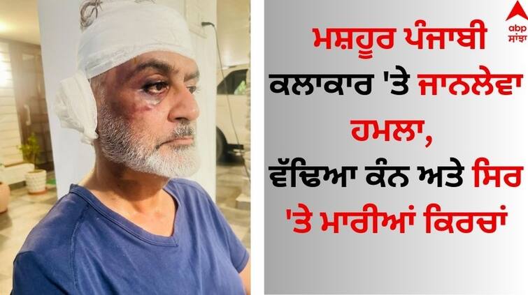 Deadly attack on famous Punjabi artist Adnan Ali Khan, cut off ears and Attack With Kirch on head   Attack On Punjabi Actor: ਮਸ਼ਹੂਰ ਪੰਜਾਬੀ ਕਲਾਕਾਰ 'ਤੇ ਜਾਨਲੇਵਾ ਹਮਲਾ, ਵੱਢਿਆ ਕੰਨ ਅਤੇ ਸਿਰ 'ਤੇ ਮਾਰੀਆਂ ਕਿਰਚਾਂ