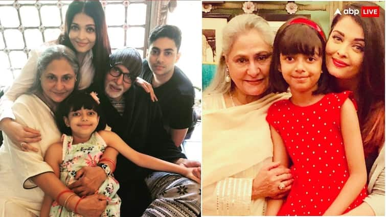 Jaya Bachchan once Talked quality of daughter in law Aishwarya Rai Bachchan Abhishek Bachchan Amitabh Bachchan 'वो पीछे खड़ी रहकर सुनती है', जब जया बच्चन ने बहू ऐश्वर्या राय को लेकर कही थी ये बात