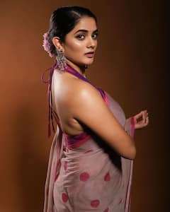 Bhagyashri Mote : वेडच लागलं! भाग्यश्रीच्या बॅकलेस ब्लाऊज अन् कातील अदांवर चाहते फिदा