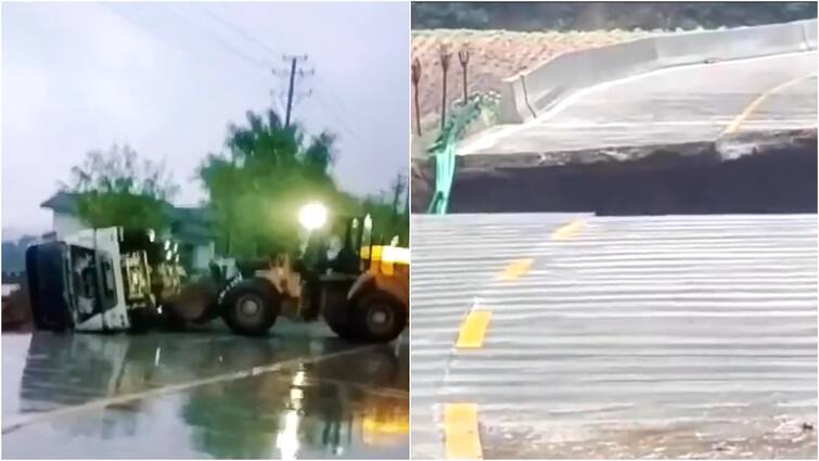 China bridge collapse death toll torrential rains China: 11 Dead After Bridge Collapses Due To Torrential Rains