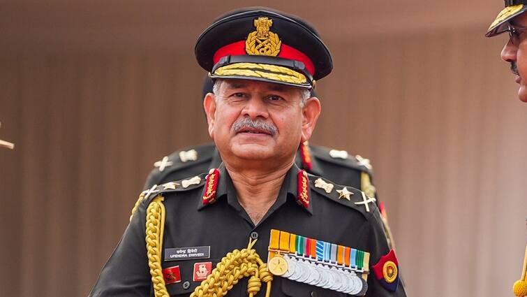 jammu kashmir news Army Chief General Upendra Dwivedi to chair high-level security review meeting Today J-K terror attacks Army Chief Gen Dwivedi Arrives In Jammu For High-Level Security Review Amid Reinforced Troop Deployment