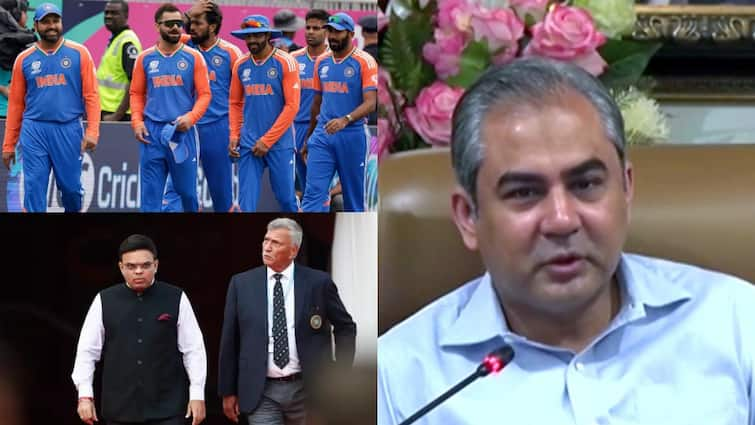 pcb chairman mohsin raza naqvi fires warning icc over india participation champions trophy 2025 will india go to pakistan Champions Trophy 2025: चैंपियंस ट्रॉफी की मेजबानी को लेकर भारी बवाल, PCB ने ICC पर निकाली भड़ास