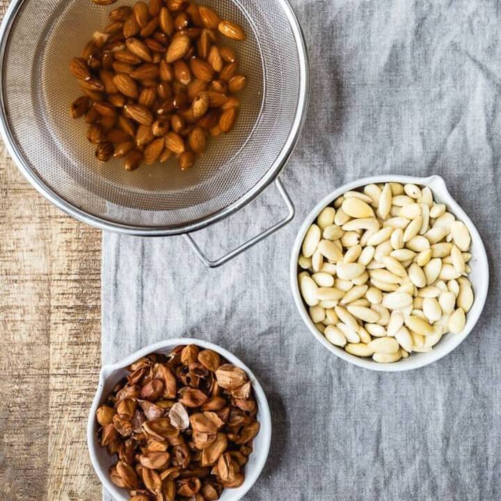 To make a face pack of almond peels, you have to grind them and make a powder. After this, you have to add a little rose water to it and leave it for 2 to 3 minutes. Now add gram and curd to this mixture and mix it well. You can also add turmeric and oats to it. Now after cleaning your face, apply this face pack on your face. Now after applying this face pack for 15 to 20 minutes, wash your face thoroughly. After this, apply moisturizer on your face. You can apply almond peel face pack on your face 2 to 3 times.