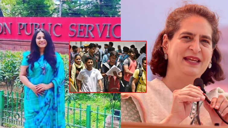 Priyanka Gandhi fury over cheating in UPSC exam by bogus certificate, When will action be taken against them, I have closely observed त्यांच्यावर कारवाई कधी?, मी जवळून पाहिलंय; UPSC परीक्षेतील बोगसगिरीवर प्रियंका गांधींचा संताप