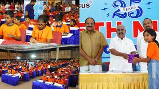 Abacus: 5-வது தேசிய எண்கணித போட்டி: மாணவர்கள் அசத்தல்! பரிசுகளை வழங்கிய அமைச்சர்!