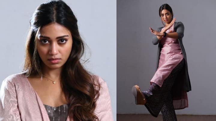 Nivetha Pethuraj Photos : வெப் தொடருக்காக எடுக்கப்பட்ட டெஸ்ட் லுக்கின் புகைப்படங்களை இன்ஸ்டாவில் பகிர்ந்துள்ளார்.