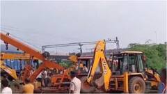 फिर बेपटरी हुई ट्रेन! राजस्थान के अलवर में मालगाड़ी के तीन डब्बे पटरी से उतरे